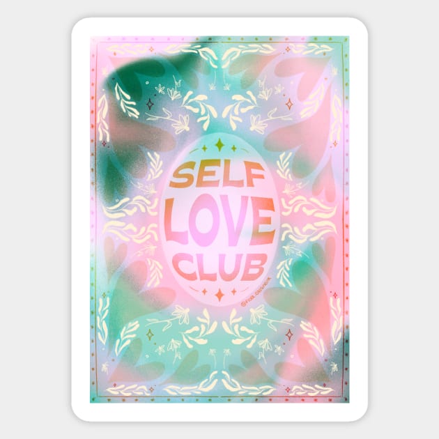 Self Love Club Sticker by floracasti